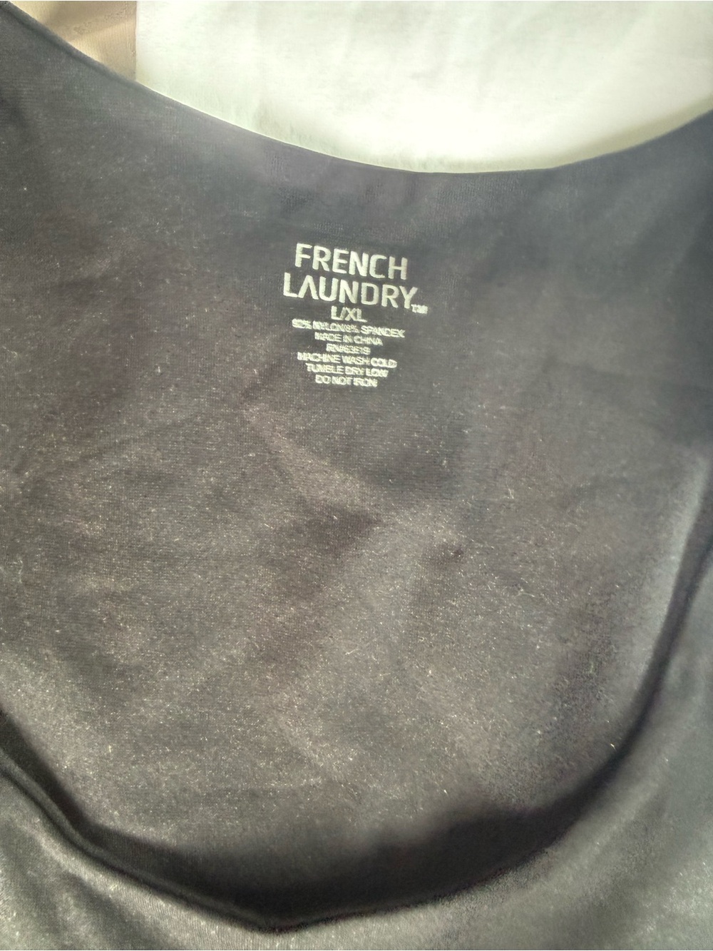 2 for $20 sale: Trio of tank tops camisoles French laundry black white and beige - Picture 3 of 7